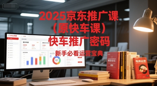 2025京东推广课（原快车课）解锁京东快车推广密码，新手必看运营宝典-蟋蟀哥创业工作室